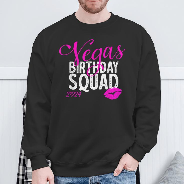 Las Vegas Girls Trip 2024 Girls Vegas Birthday Squad Sweatshirt Gifts for Old Men