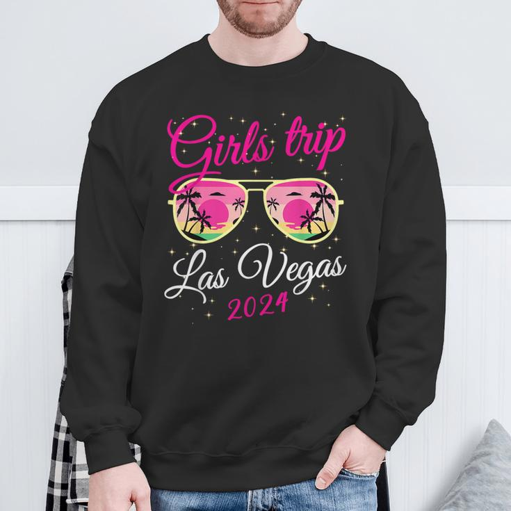 Las Vegas Girls Trip 2024 Girls Weekend Party Friend Match Sweatshirt Gifts for Old Men