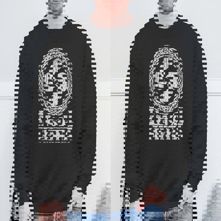 Lauburu Estilo Tribal Ligeramente Desgastado Camisa de entrenamiento Regalos para ancianos
