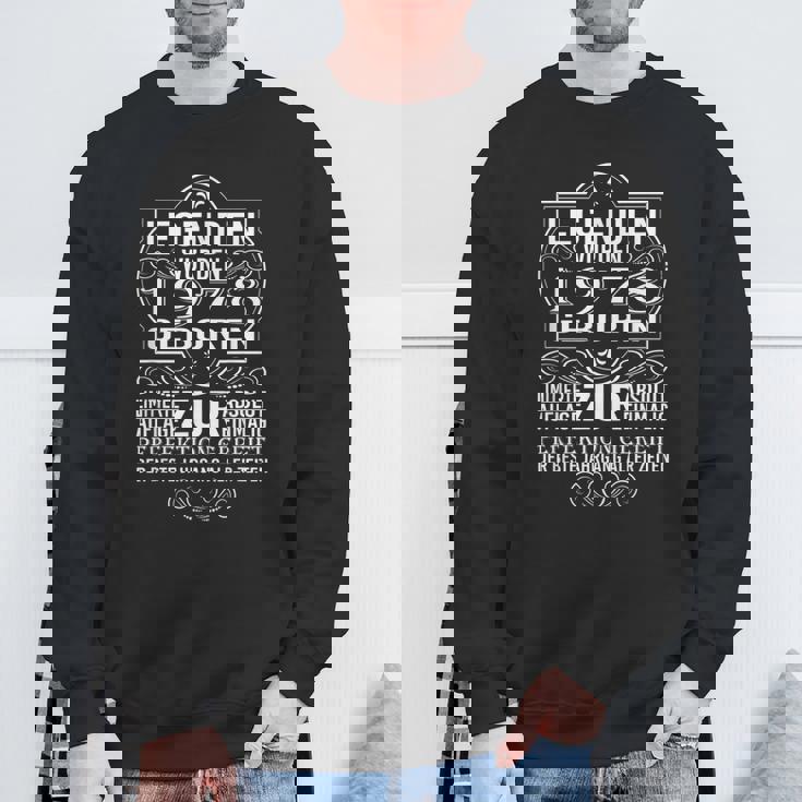 Legends Were Born 1978 Sweatshirt Geschenke für alte Männer