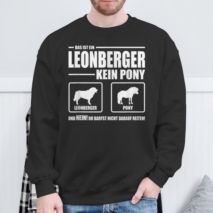 Leonberger Kein Pony Dog Dog Saying Dog Sweatshirt Geschenke für alte Männer