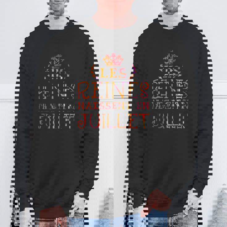 Les Reines Naissent En Juillet Sweater e Cadeaux pour les vieillards
