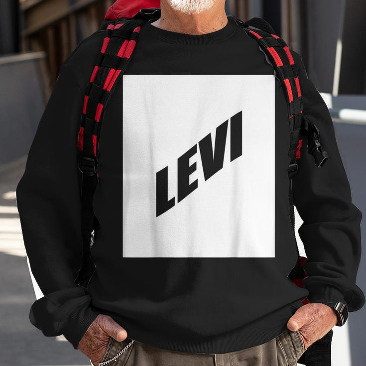 Levi Valentine Boyfriend Son Husband First Name Family Party Sweatshirt Gifts for Old Men