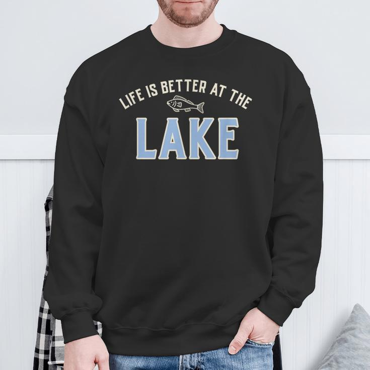 Life Is Better At The Lake Sweatshirt Gifts for Old Men