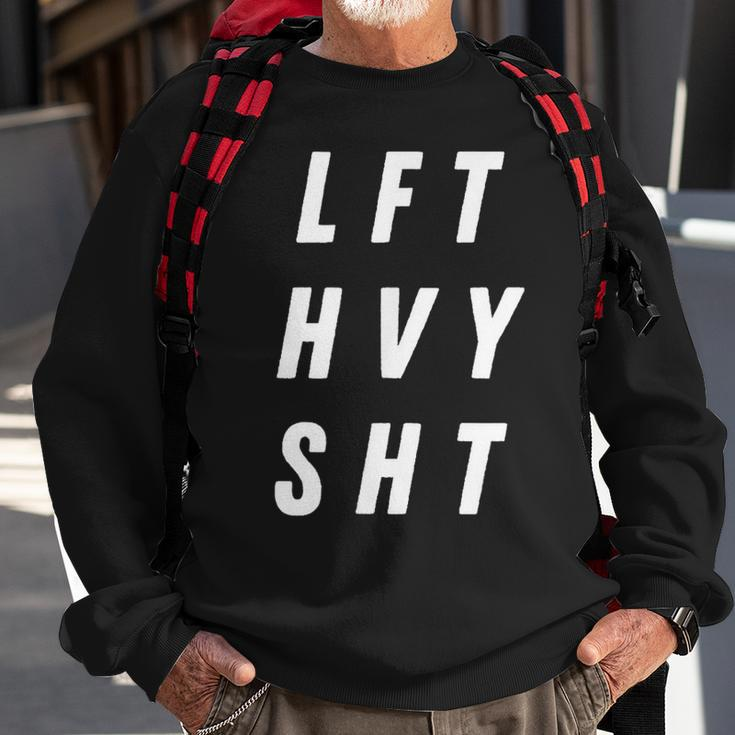 Lift Heavy Pump Cover Oversized Gym Workout Sweatshirt Gifts for Old Men