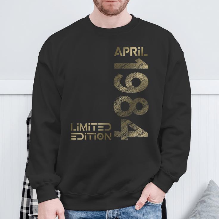 Limited Edition April 1984 Mann Frau 40 Geburtstag Sweatshirt Geschenke für alte Männer