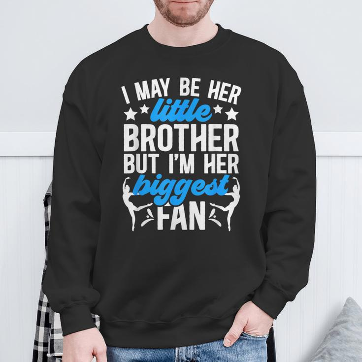 Little Brother Dance Brother Of A Dancer Brother Dancing Bro Sweatshirt Gifts for Old Men