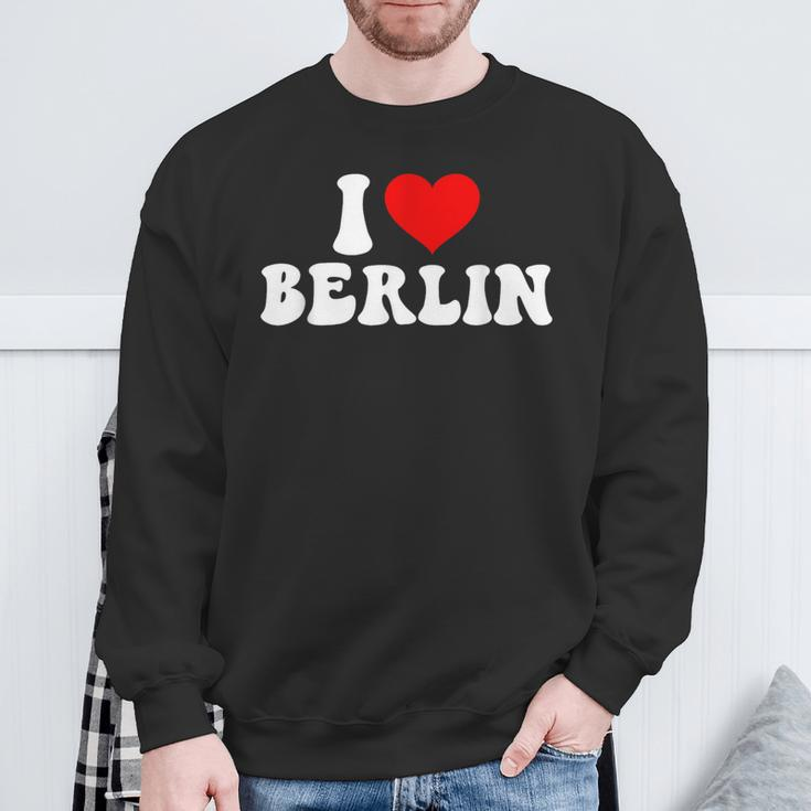 I Love Berlin Sweatshirt Geschenke für alte Männer