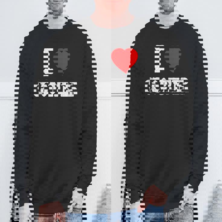 I Love Cooter Heart Cooter Lover Sweatshirt Gifts for Old Men
