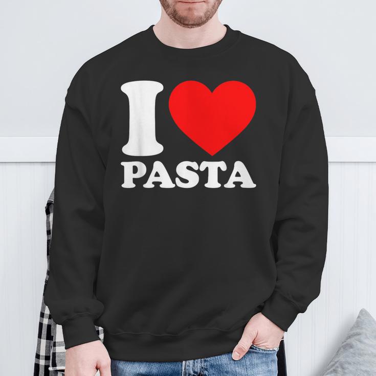 I Love Pasta Sweatshirt Geschenke für alte Männer