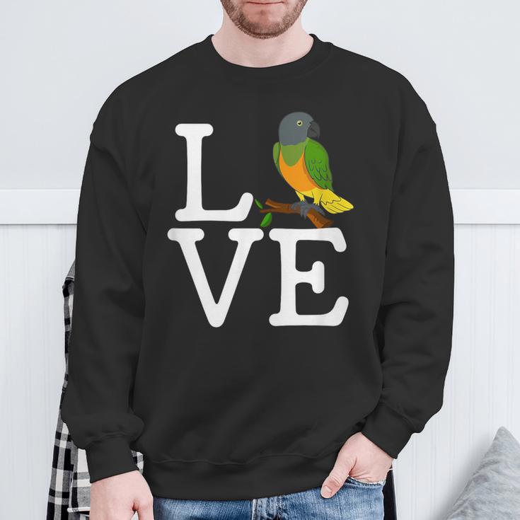 I Loves Senegal Parrot Senegal Parrot Sweatshirt Gifts for Old Men