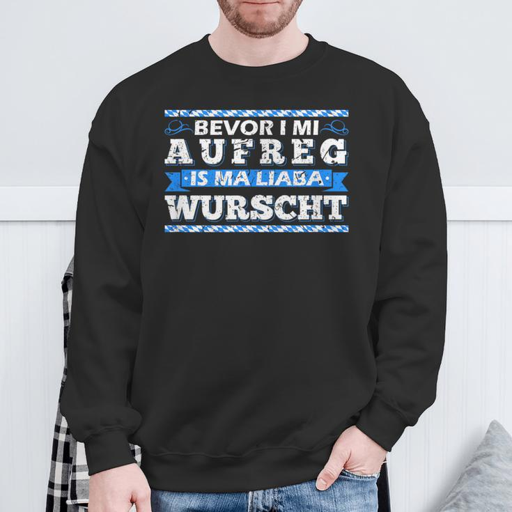 Lustige Bayrische Sprüche Bayern Dialekt Sweatshirt Geschenke für alte Männer
