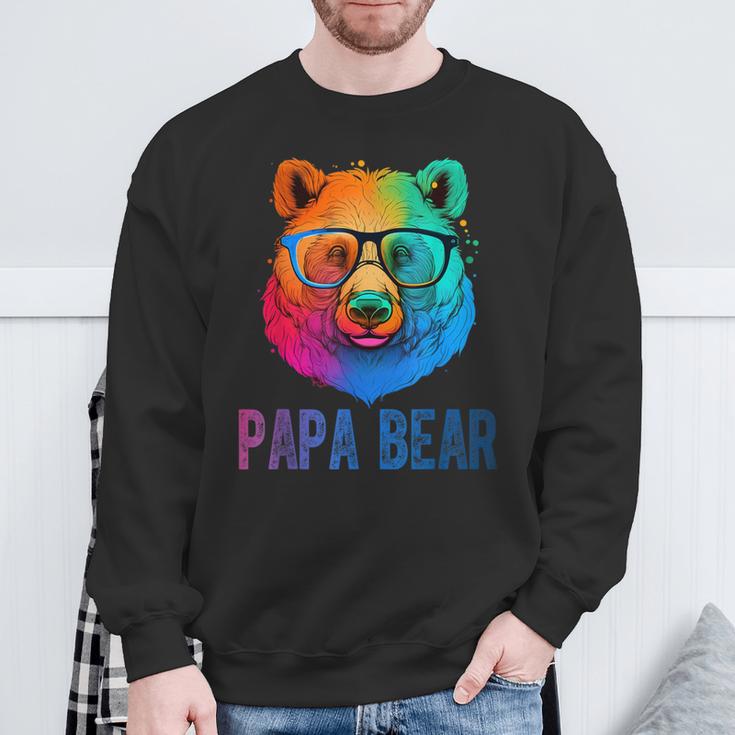 Lustiger Papa-Bär-Vatertag Opa-Vater Sweatshirt Geschenke für alte Männer