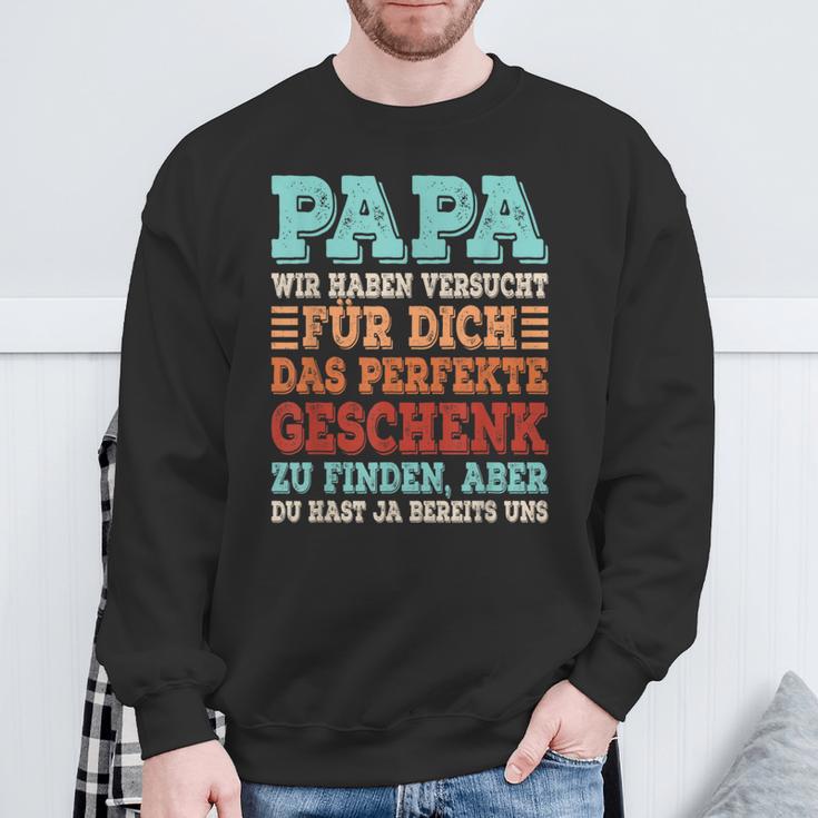 Lustiger Papa Spruchateratertag Retro Sweatshirt Geschenke für alte Männer