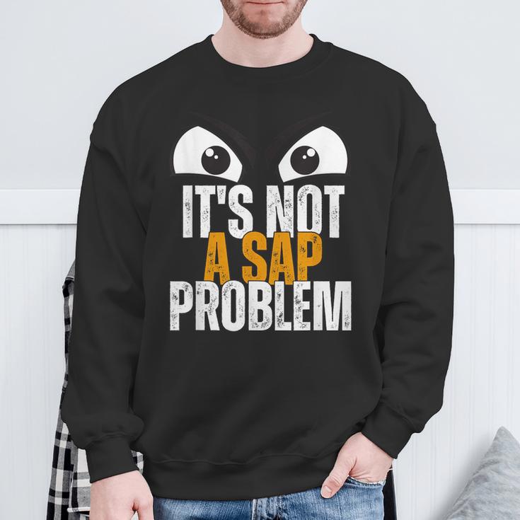 Lustiger Sap-Spezialist Es Ist Kein Sap-Problem Sweatshirt Geschenke für alte Männer