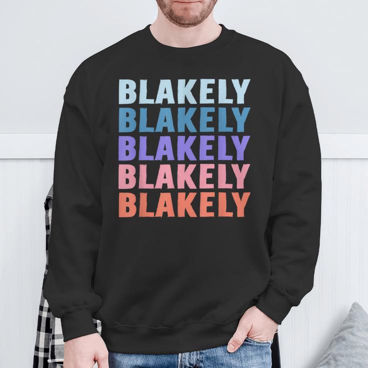 Lustiges Geschenk Name Blakely Personalisierterorname Sweatshirt Geschenke für alte Männer