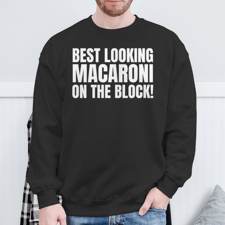 Lustiges Makkaroni-Kostüm Mac- Und Käse-Outfits Sweatshirt Geschenke für alte Männer