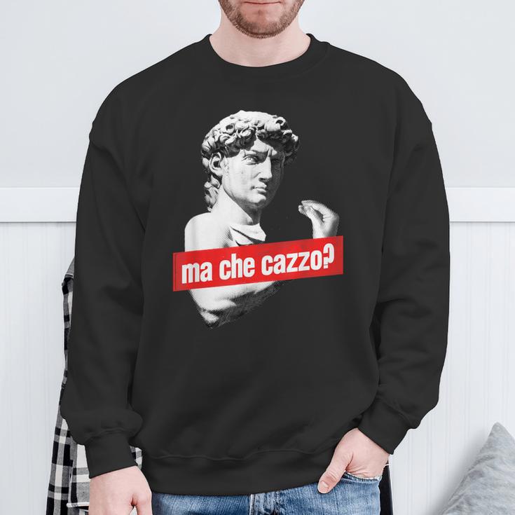 Ma Che Cazzo David Statue Hand Gesture David Sweatshirt Geschenke für alte Männer