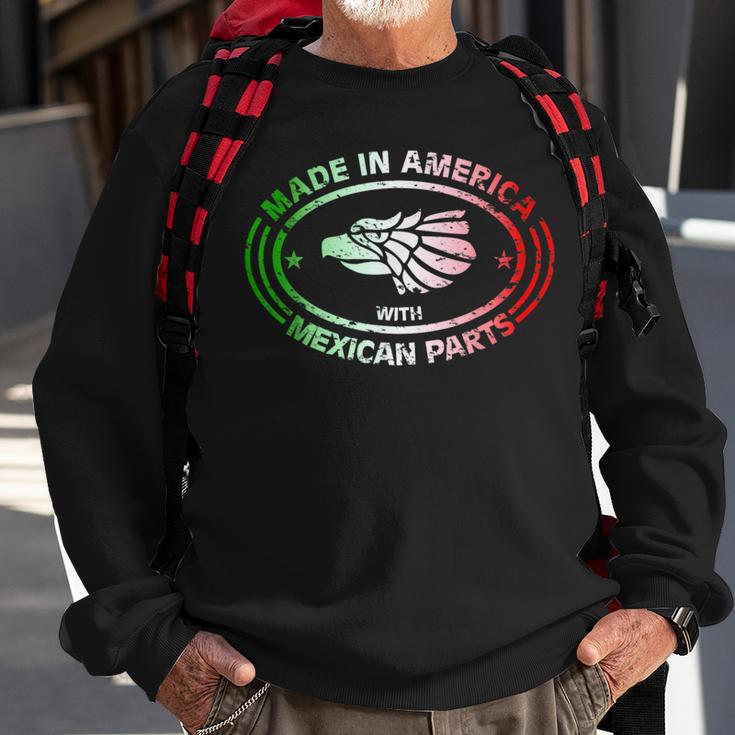 Made In America With Mexican Parts American Pride Sweatshirt Gifts for Old Men