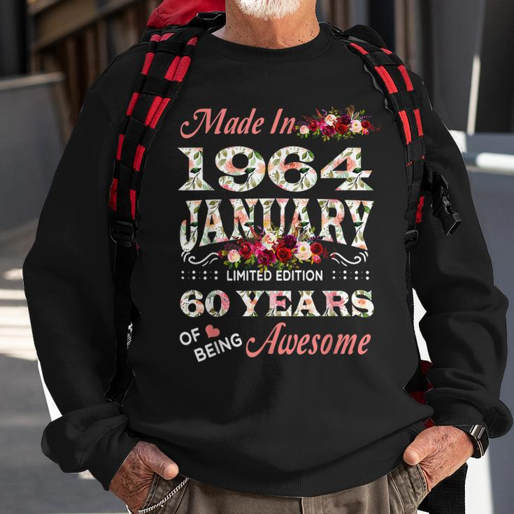 Made In January 1964 Limited Edition 60Th Birthday For Women Sweatshirt Gifts for Old Men