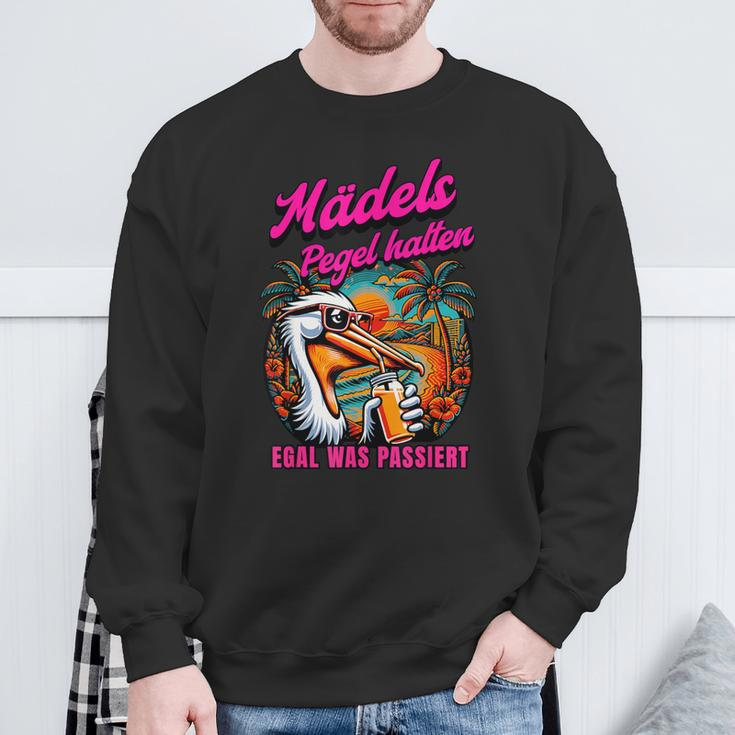 Mädels Pegel Halten Mallorca Party Sweatshirt Geschenke für alte Männer