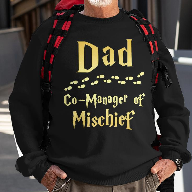 Magical Dad Manager Of Mischief Birthday Family Matching Sweatshirt Gifts for Old Men