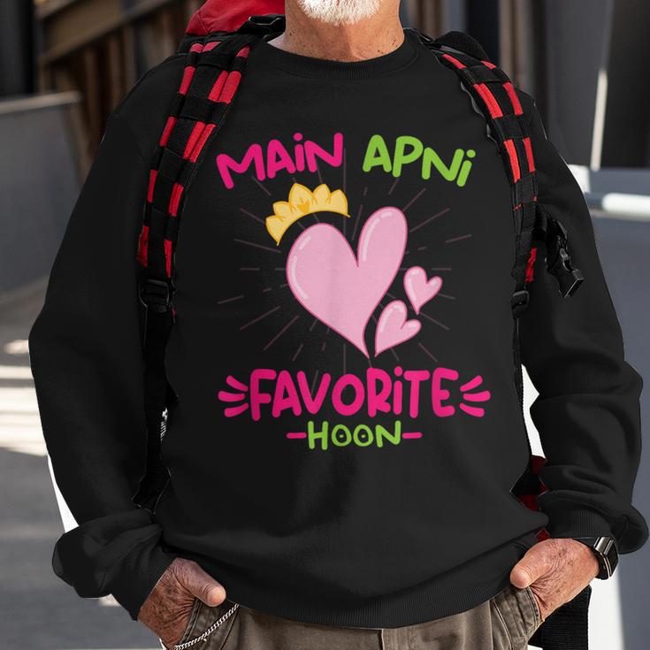 Main Apni Favorite Hoon Bollywood Love Desi Meme Sweatshirt Gifts for Old Men