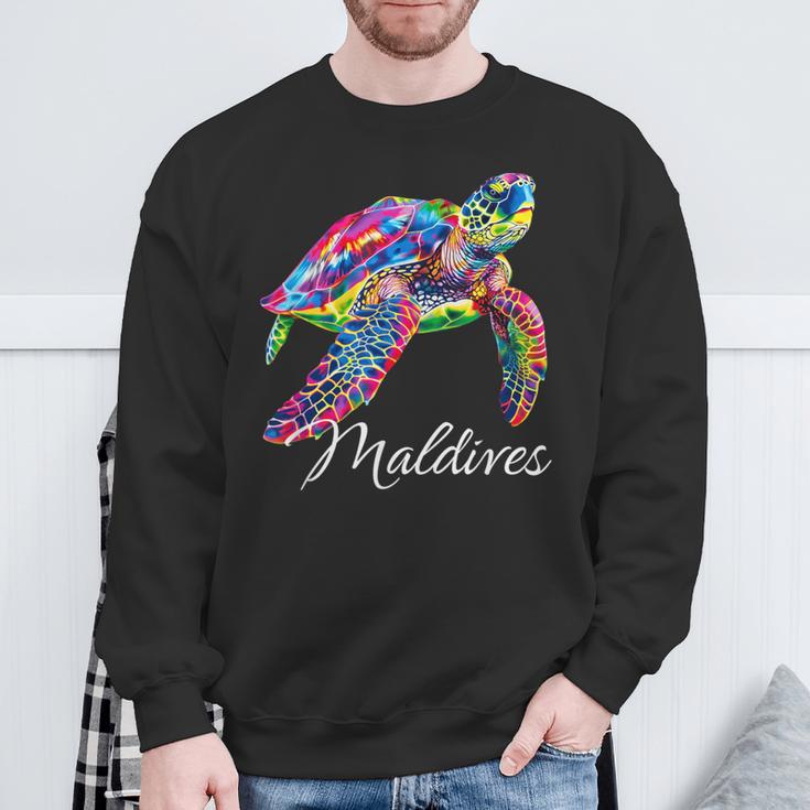 Maldives Diver Maldives Souvenir Diver Sweatshirt Geschenke für alte Männer