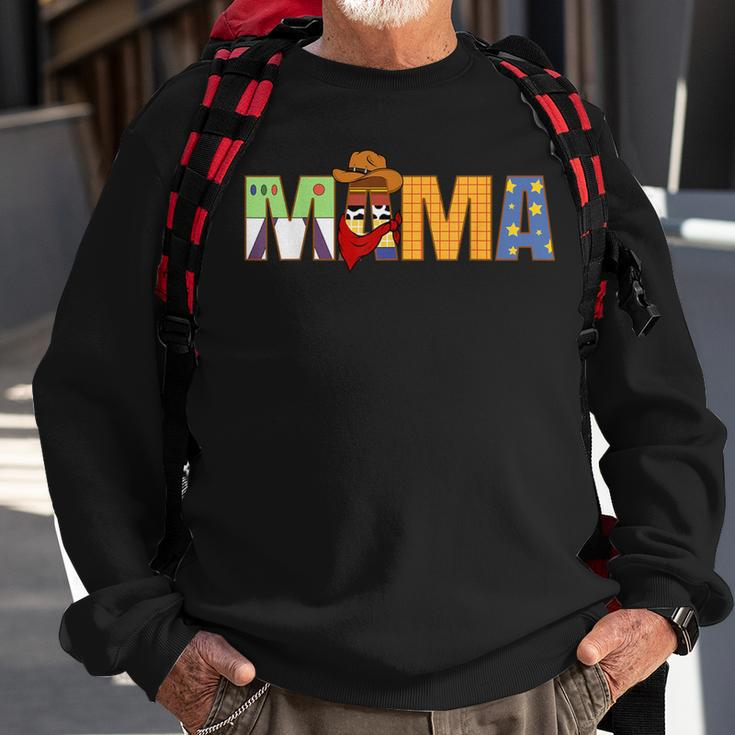 Mama Birthday Boy Western Rodeo Family Party Decorations Sweatshirt Gifts for Old Men