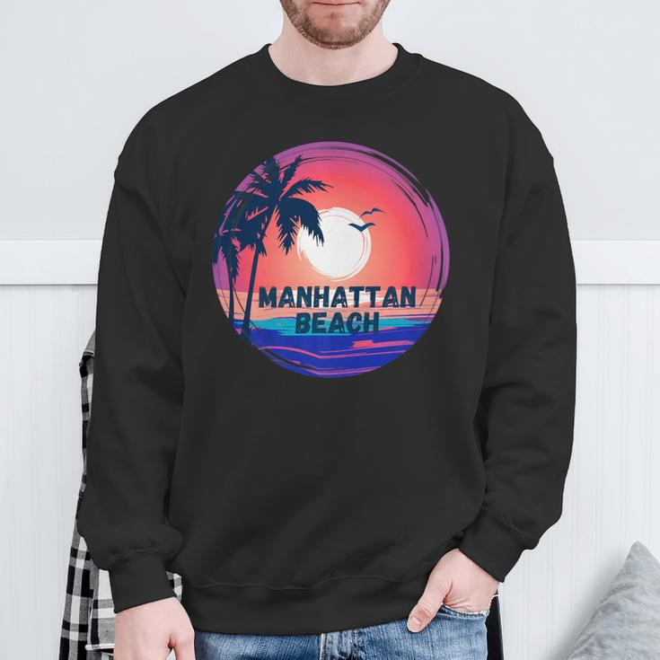 Manhattan Beach Lifestyle Sweatshirt Gifts for Old Men