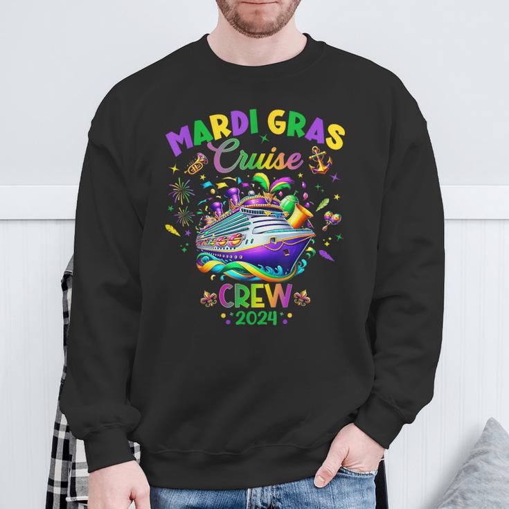 Mardi Gras Cruise 2024 Ship Family Matching Trip New Orleans Sweatshirt Gifts for Old Men