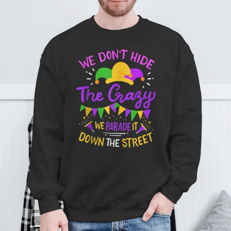 Mardi Gras Street Parade Party Sweatshirt Gifts for Old Men