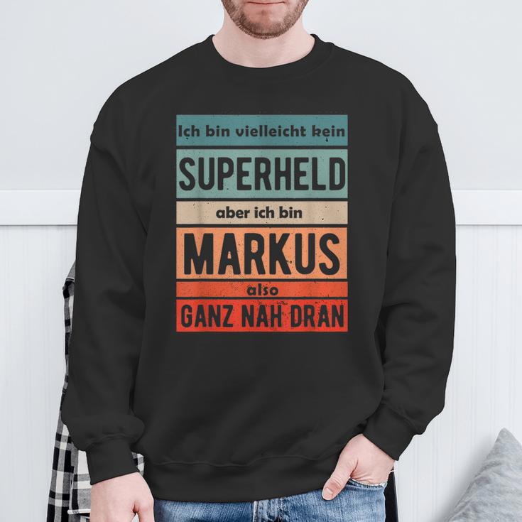 Markus First Name Lettering Boys Sweatshirt Geschenke für alte Männer