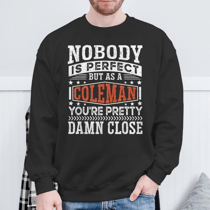Matching Coleman Family Name Family Reunion Coleman Sweatshirt Gifts for Old Men