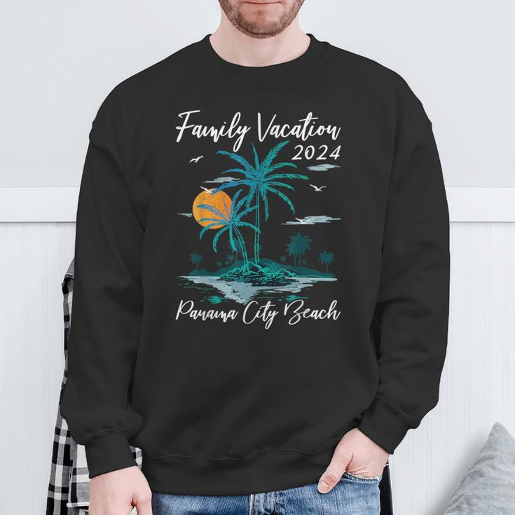 Matching Family Vacation 2024 Florida Panama City Beach Sweatshirt Gifts for Old Men