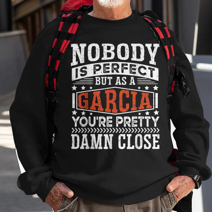 Matching Garcia Family Name Family Reunion Garcia Sweatshirt Gifts for Old Men