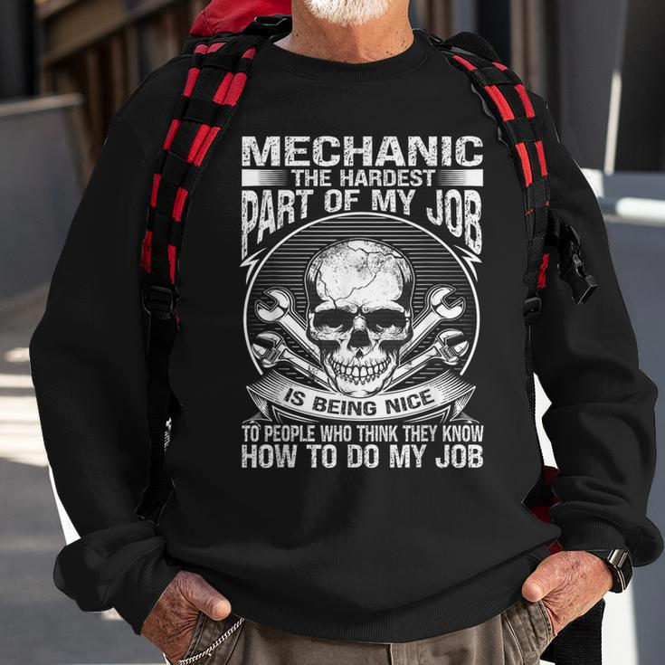Mechanic Car Guy Auto Mechanic Sweatshirt Gifts for Old Men