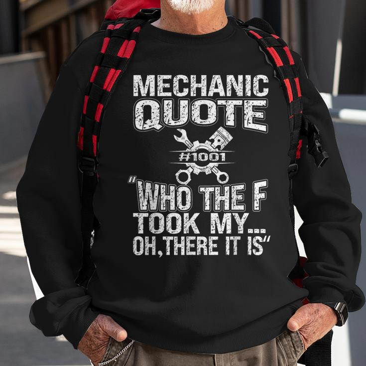Mechanic Car Guy Mechanic Quote Sweatshirt Gifts for Old Men