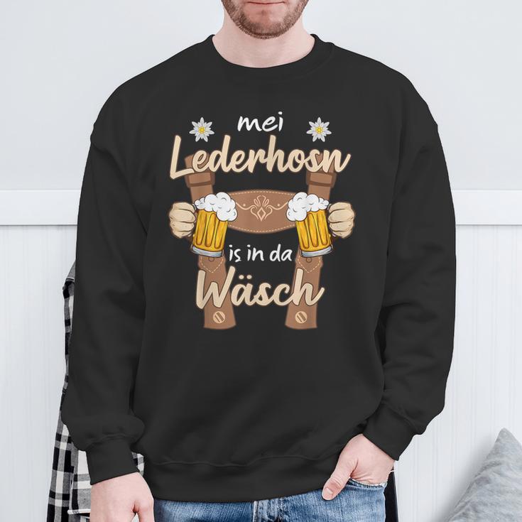 Mei Lederhosn Is In D Wäsch Oktoberfest Costume Replacement S Sweatshirt Geschenke für alte Männer