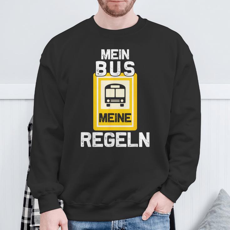 Mein Bus Meine Rules Bus Driver Sweatshirt Geschenke für alte Männer