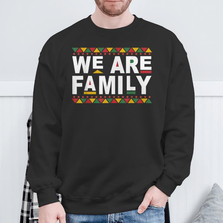 We Are Melanin Family Reunion Black History Pride African Sweatshirt Gifts for Old Men