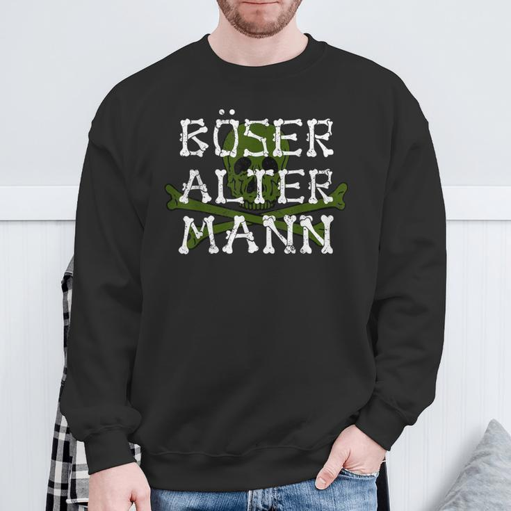 Men's Böser Alter Mann Cool Idea For Men Sweatshirt Geschenke für alte Männer