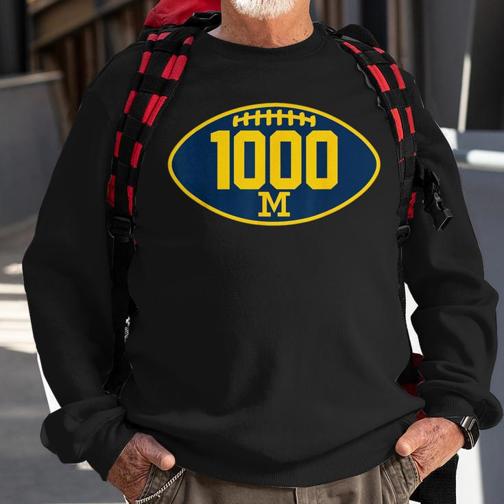 Michigan 1000 Wins Michigan Lovers Reach 1000Th Wins Sweatshirt Gifts for Old Men