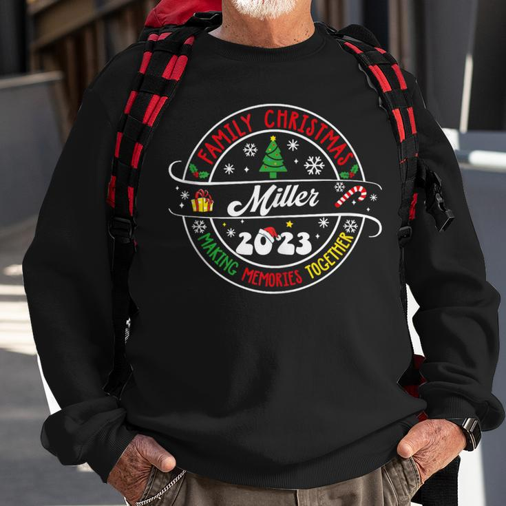 Miller Family Name Christmas Matching Surname Xmas 2023 Sweatshirt Gifts for Old Men