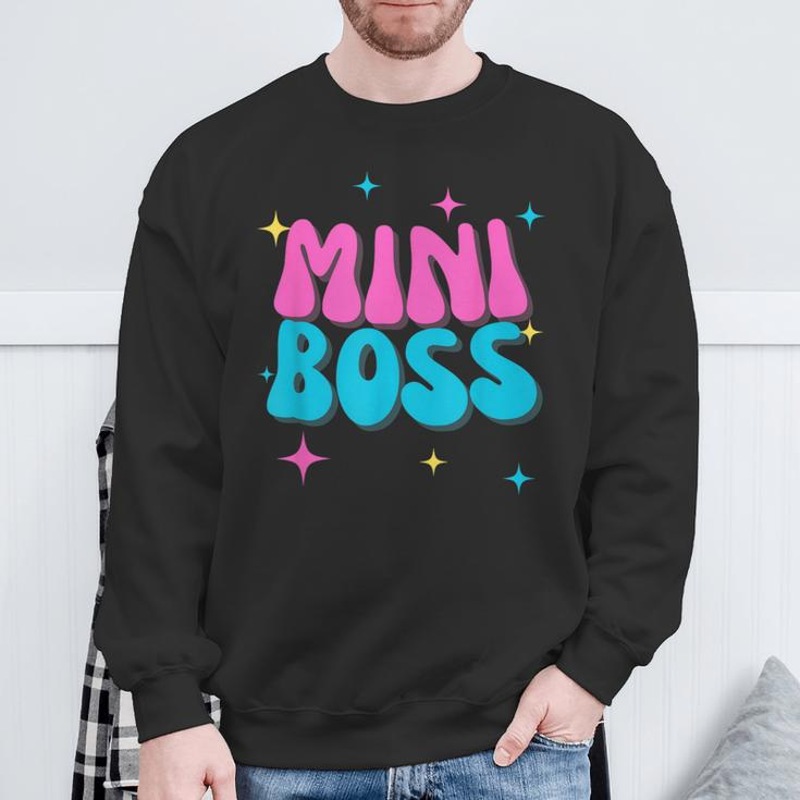 Mini Boss For Girls Sweatshirt Gifts for Old Men