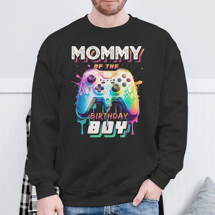 Mommy Of The Birthday Boy Matching Video Game Birthday Party Sweatshirt Gifts for Old Men