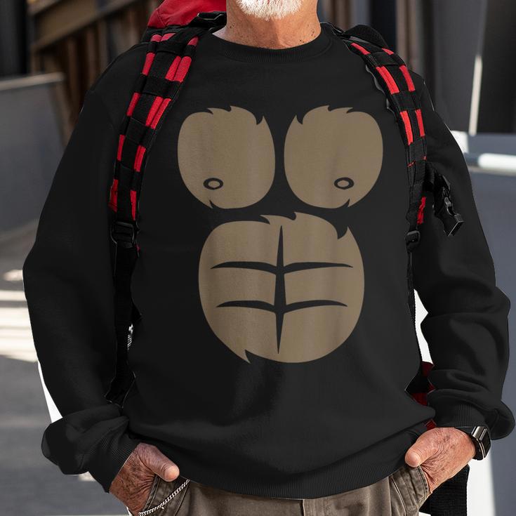 Monkey Gorilla Costume Animal Belly Fancy Dress Boys Men Sweatshirt Gifts for Old Men