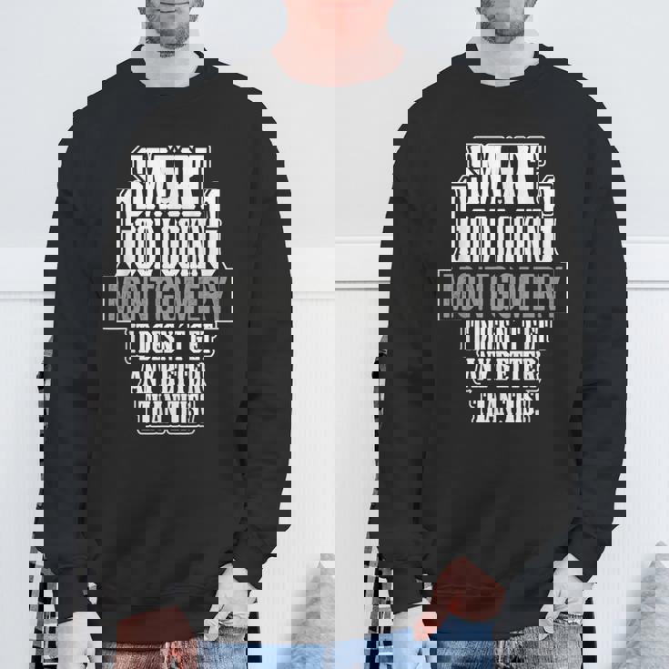 Montgomery Surname Last Name Family Reunion Matching Sweatshirt Gifts for Old Men