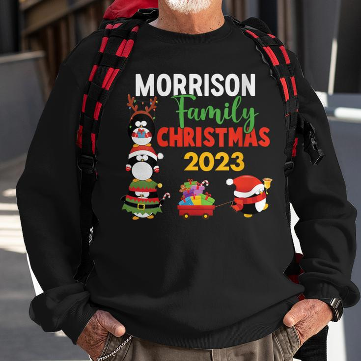 Morrison Family Name Morrison Family Christmas Sweatshirt Gifts for Old Men
