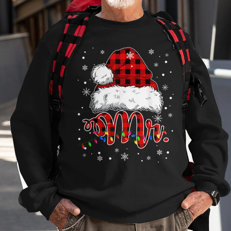 Mr And Mrs Claus Christmas Couples Matching Pajamas Sweatshirt Gifts for Old Men